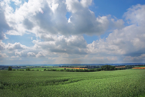 Weites Land by rotraud_71, Niederbayern 2summer sky clouds germany bavaria fields niederbayern