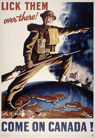 Lick Them Over There! (war propaganda campaign) / « Allons leur régler leur compte! » (campagne de propagande de guerre)