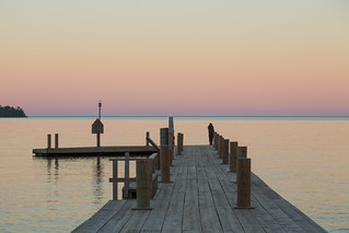 Flickr photo: Sunset at Grand Portage