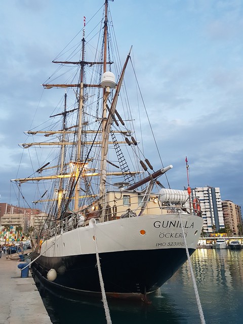 Gunilla Training ship in Málaga