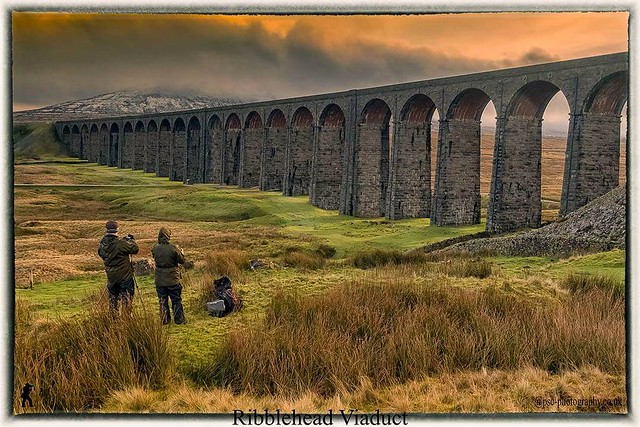 Photographing the Photographer's at Ribblehead Yorkshire Dales