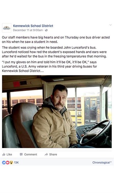 This School Bus Driver’s Selfless Act of Goodness Will Leave Your Hearts Warm & Inspired!