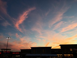 Awesome dusk sky