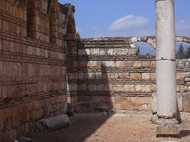 Anjar, Ausgrabungen der Omayadenstadt, Grosser Palast