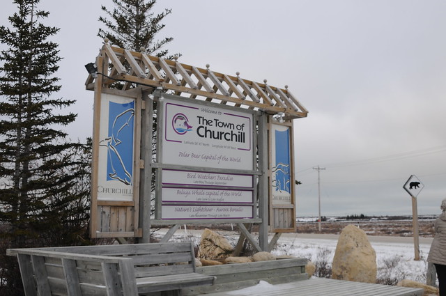 Town of Churchill sign