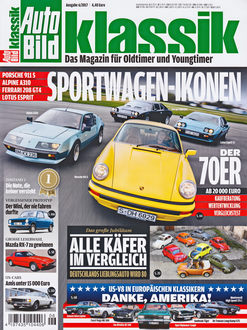 Image of Auto Bild Klassik - 2017-06 - cover