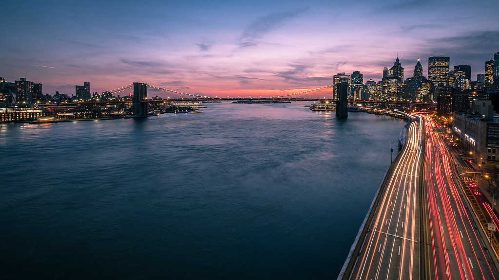 Sunset in Manhattan - New York - Cityscape photography