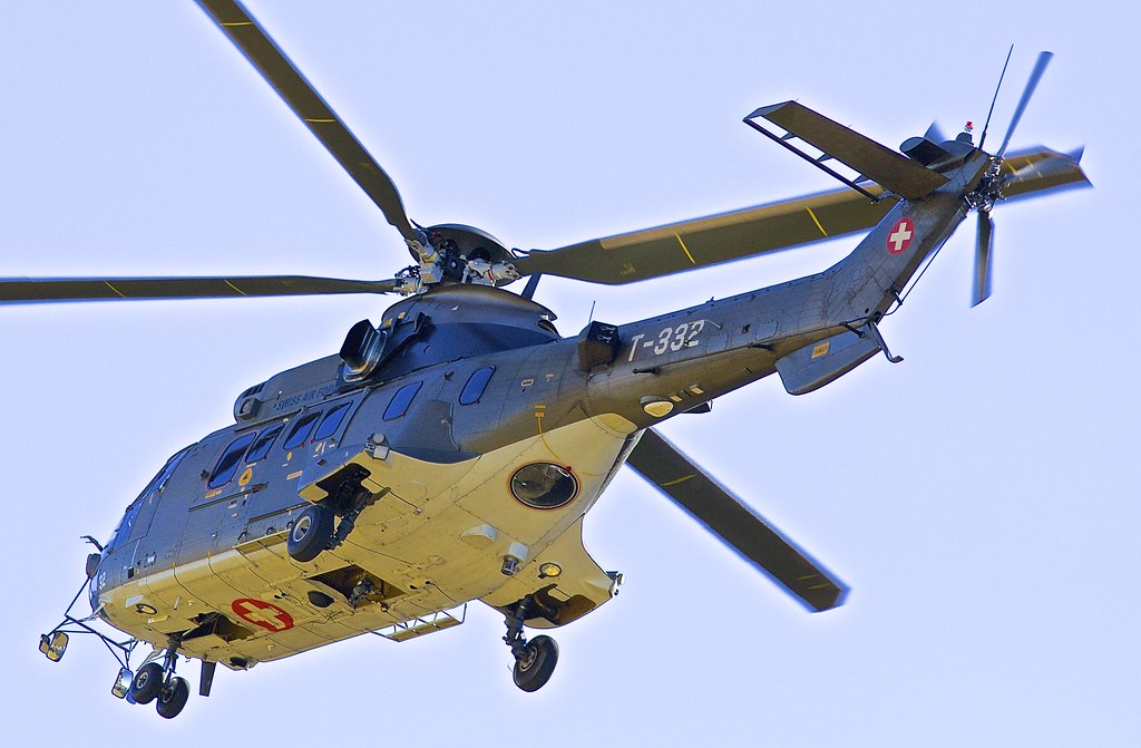 Axalp: SwissAirForce Eurocopter TH98 Cougar (AS-532UL) T-332