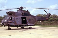 XW213, (CJ), Westland Puma HC.1 (1116), RAF, 1563 Flight, RAF Belize, 13/08/1991