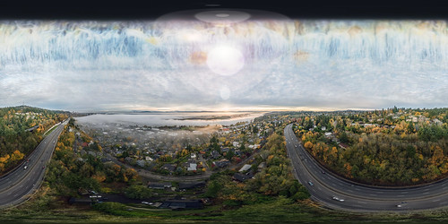 360 panorama drone aerial360 inspire2 portland oregon cascadia illuminati god