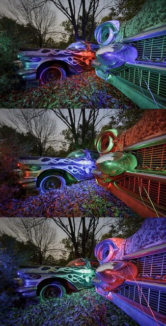 RGB Cadillacs Triptych