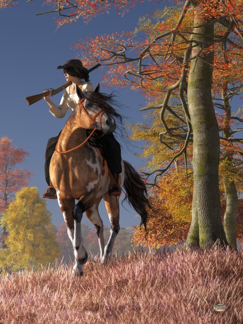 Cowgirl Autumn