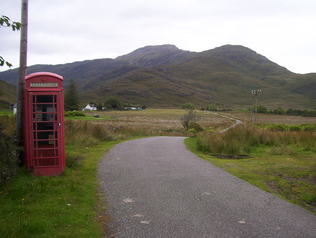 Red Phonebox at Lochbuie