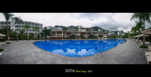 resort pool vietnam nhatrang landscape panorama
