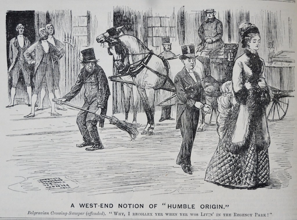 A West-End Notion of Humble Origin! - Punch 1984
