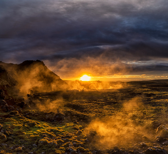 Sunset in Iceland
