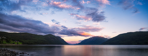 norway colorefex4 sunset photography panorama water mountains sky tinnsjø lake austbygde valley clouds colorefex kingdomofnorway nikcolorefex norge tinn telemark no