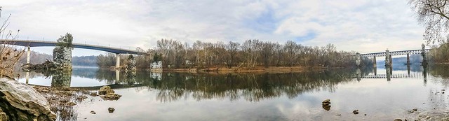 Panorama of Potomac River at Shepherdstown, WV