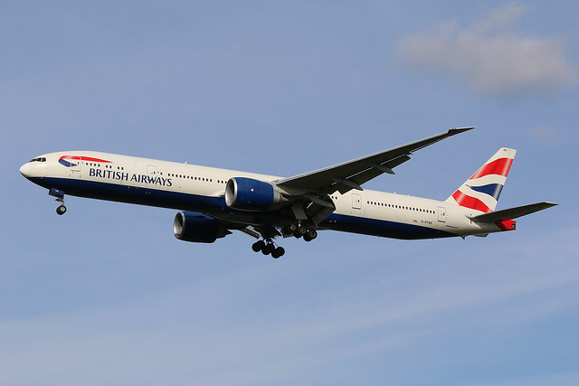British Airways Boeing 777-300 G-STBE