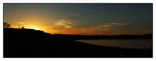 Sunset over Derwent Reservoir