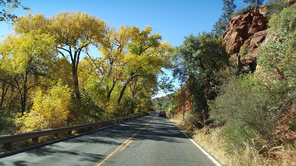 Oak Creek Canyon Road near Sedona AZ