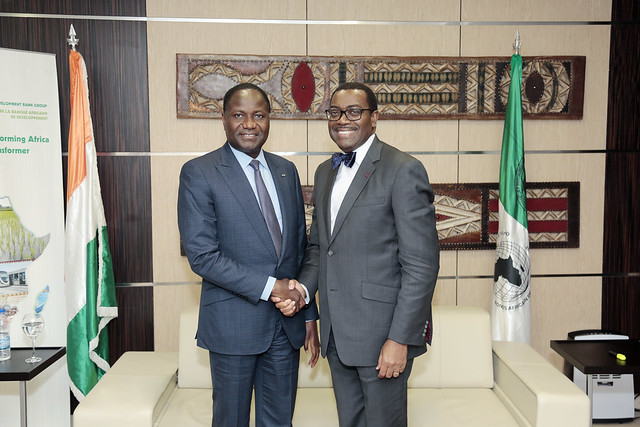 Meeting with Hon. Madou Sangafowa Coulibaly, Minister of Agriculture of Ivory coast.