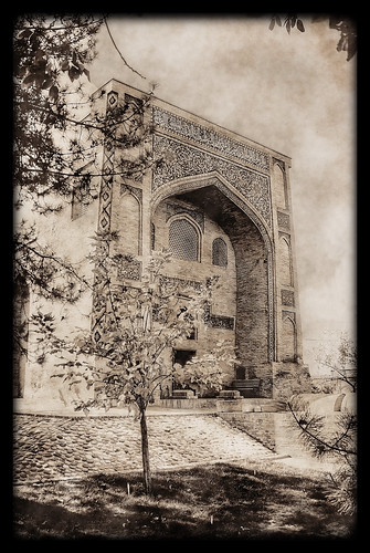 silk road uzbekistan tashkent history architecture hdr schaschimausoleum qaffolshoshiymaqbarasi canon dslr eos hdri spiegelreflexkamera slr monochrom monochrome monochromephotography