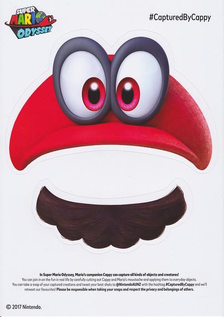 Super Mario Odyssey 'Captured by Cappy' cutout