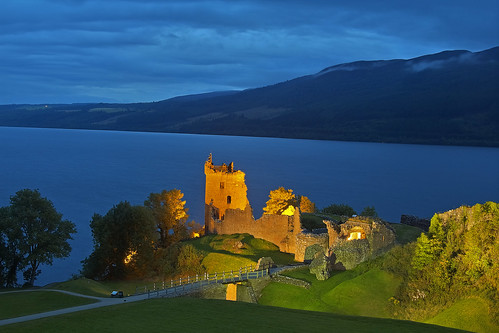 urquhart castle lochness nessie lake scotland uk andreapucci night medieval