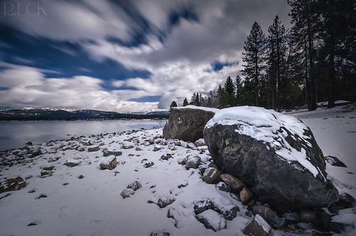mccall idaho winter nature landscape long exposure neutral density filter polarizer russell eck project odyssey travel lake water snow sky clouds dynamic rock explore explored