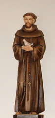 St. Bonaventure St. Francis with Dove Statue