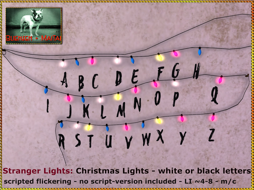 Bliensen - Stranger Lights - Christmas Lights