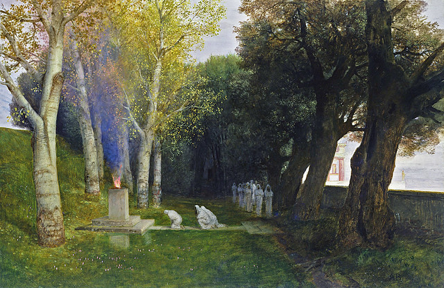 Arnold Böcklin - Sacred Grove [1886]