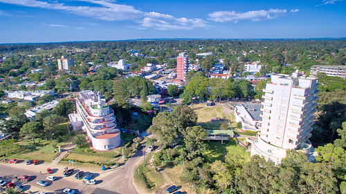 building edificios streetphotography aerialphotography springday trees cloulds blue sky skyline landscape