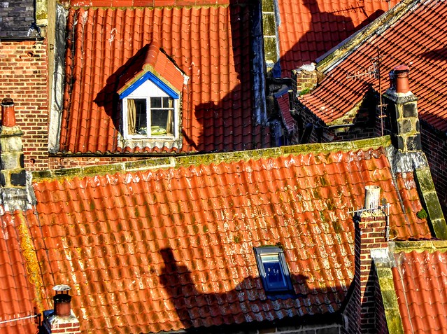 ROOFTOPS AT STAITHES, NORTH YORKSHIRE