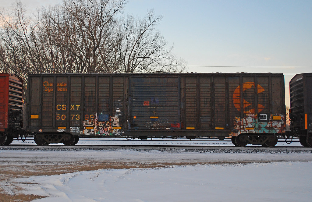 CSXT 507399 | Berwick 5277 A rare sight is this Chessie waff… | Flickr