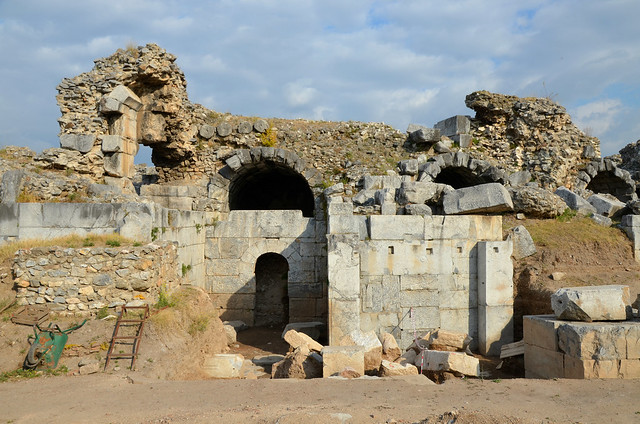 The Roman Theatre of Nicaea built during the reign of Trajan, Iznik, Turkey