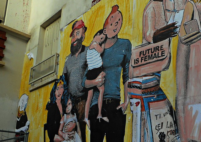 11 - Future is femaile (Street art by Combo)