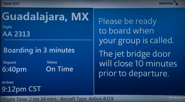 2017 - Mexico - Guadalajara - DFW Departure Lounge