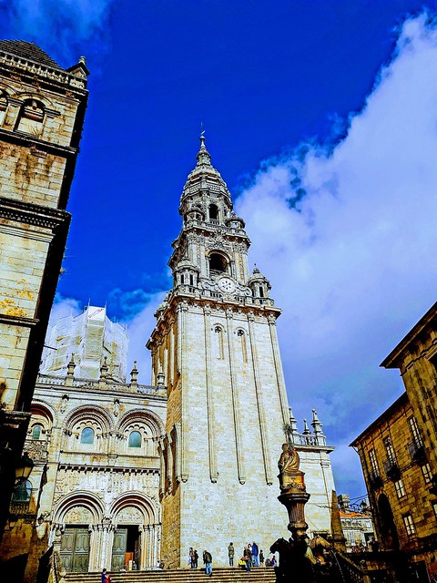 Santiago de Compostella, Galicia, Spain. (Mobile phone shot)