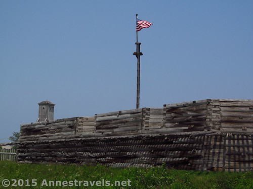 Walls around Fort Stanwix, New York