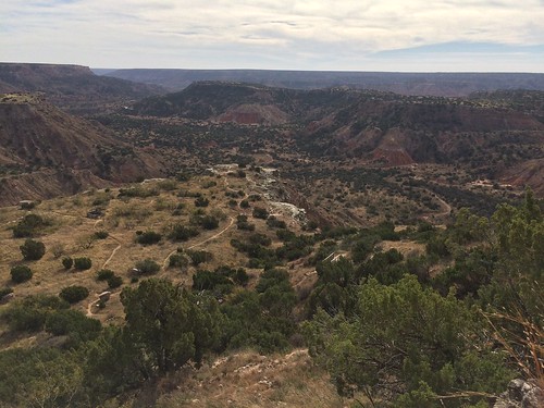 Palo Duro canyon view from welcom centre