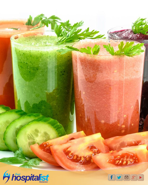 Kış aylarında hastalıklardan korunmak için vitamini bol olan besinleri tüketmek gereklidir. Günün her saatinde içebileceğiniz çeşitli meyve-sebzelerin sularını içmenizi tavsiye eder, hepinize sağlıklı bir kış dilerim. www.hospitalist.com.tr #meyvesuyu #so