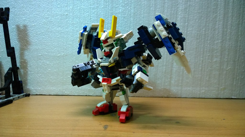 Lego Sd 00 Gundam Gn 0000 Name 00 Gundam 0 Raiser Code Flickr