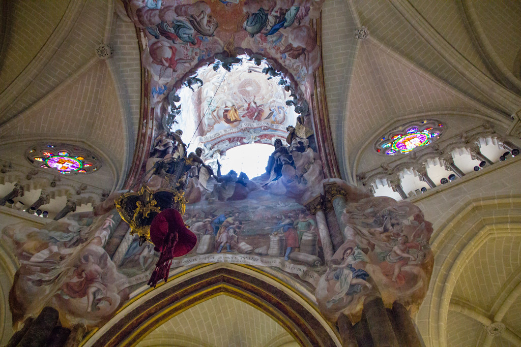 El Transparente cupula interior Girola Catedral de Toledo