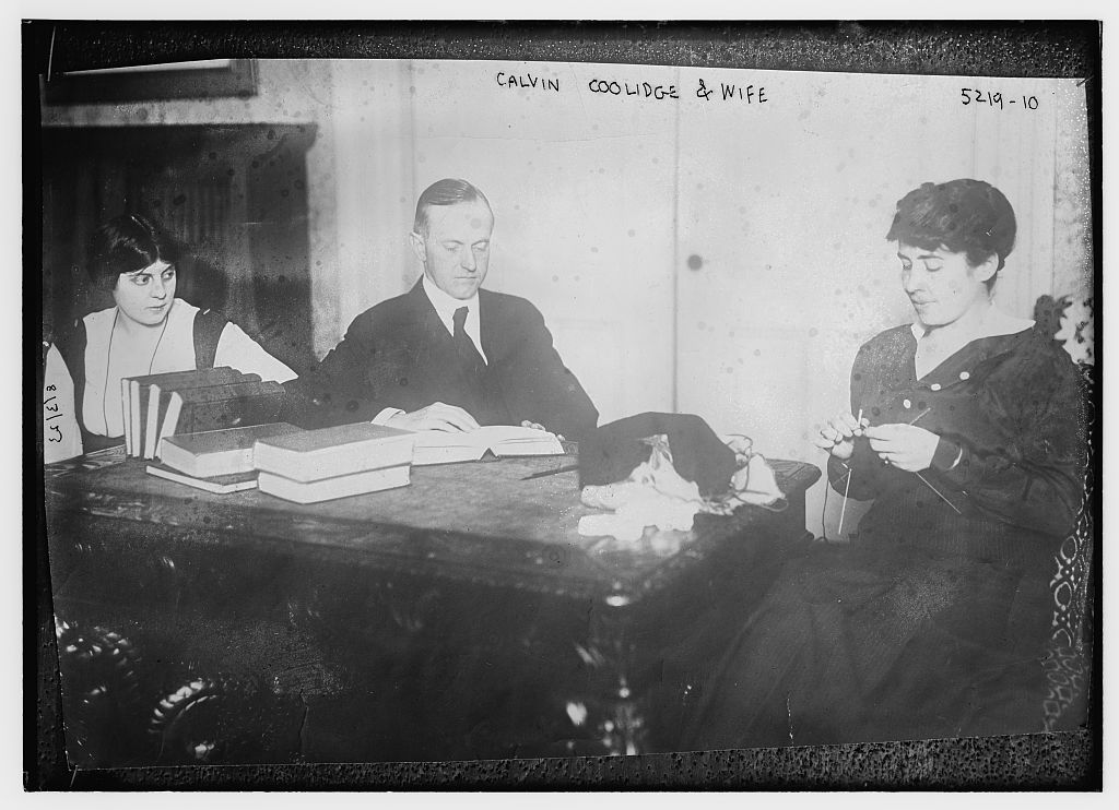 Calvin Coolidge & wife (LOC)