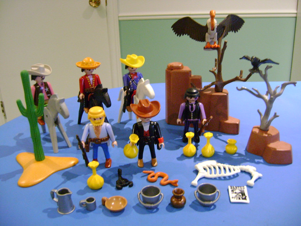 Playmobil cowboy parts, Mario Ethier