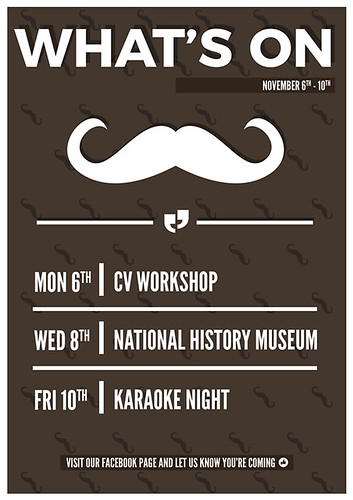 November has arrived! And our social activities for this week is here :)