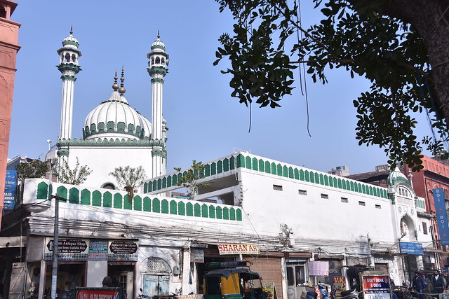 Khair ud din Mosque at the other end of Hall Bazaar, Amritsar