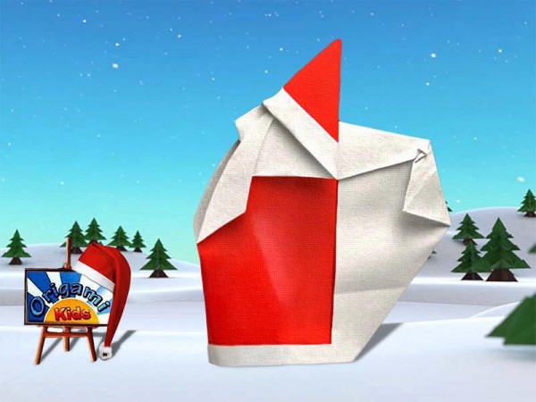 Origami Santa Claus 3B by Giang Dinh
